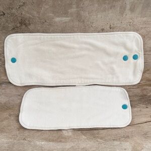 B Grade. Lalabye baby cloth diaper Pair of inserts, Large and booster small